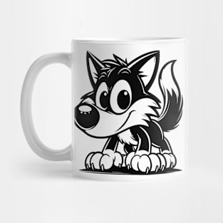 Little Howler: Baby Wolf Design Mug